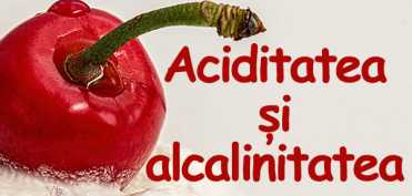 Aciditatea si alcalinitatea