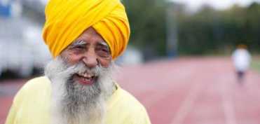 Fauja Singh, cel mai batran alergator de maraton din lume