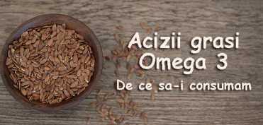Acizii grasi Omega 3 -  De ce sa-i consumam